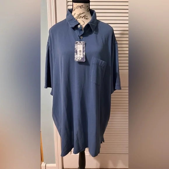 Daniel Cremieux Shirts Daniel Cremieux Blue Short Sleeve Polo